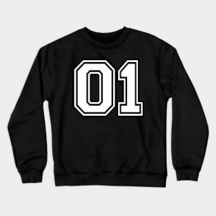 JERSEY NUMBER 01 Crewneck Sweatshirt